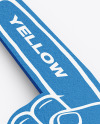 Foam Hand Mockup