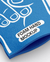 Foam Hand Mockup