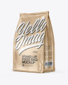 Kraft Paper Food Bag Mockup - Half Side View