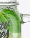 Opened Mason Jug with Mojito Mockup