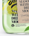 Opened Mason Jug with Mojito Mockup