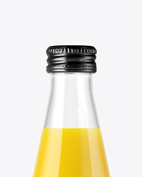 Orange Juice Bottle Mockup