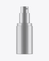 Metallic Cosmetic Spray Bottle Mockup - Half Side View