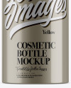 Metallic Cosmetic Spray Bottle Mockup - Half Side View