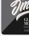 Glossy Bathroom Scales Mockup - Top View Glossy Bathroom Scales Mockup - Top View