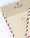 Two Paper Envelopes Mockup (High-Angle Shot)