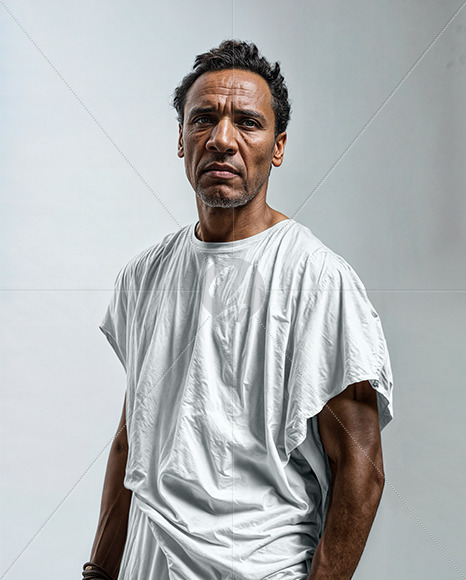 Man Wearing a Sleeveless Shirt Mockup