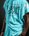 Man Wearing a Sleeveless Shirt Mockup