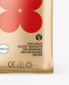 Matte Metallic Package Mockup