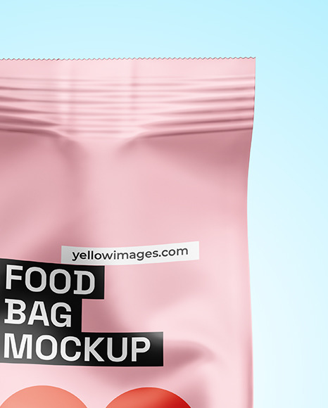 Matte Metallic Package Mockup