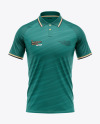 Men's Raglan Polo Jersey Mockup