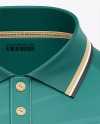 Men's Raglan Polo Jersey Mockup