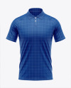 Men's Raglan Polo Jersey Mockup