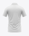 Men's Raglan Polo Jersey Mockup