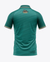 Men's Raglan Polo Jersey Mockup