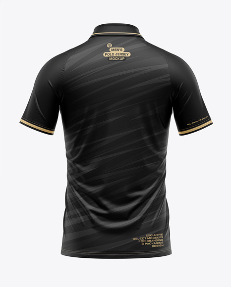 Men's Raglan Polo Jersey Mockup