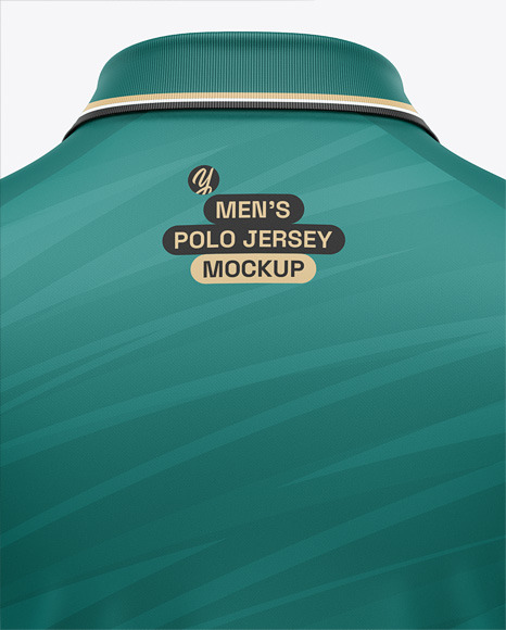 Men's Raglan Polo Jersey Mockup