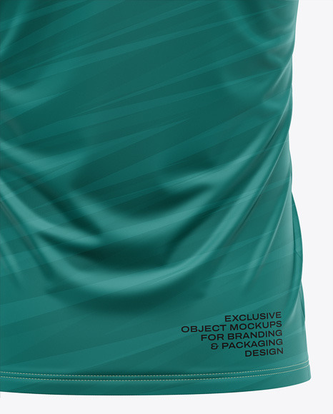 Men's Raglan Polo Jersey Mockup