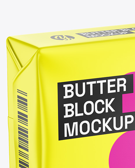 Two Butter Blocks Mockup Two Butter Blocks Mockup