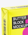 Two Butter Blocks Mockup Two Butter Blocks Mockup