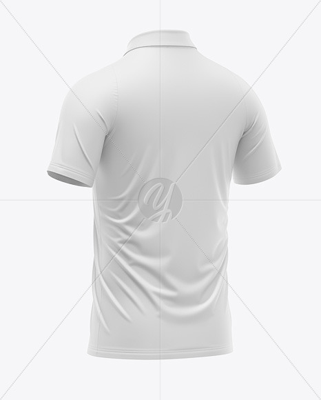 Men's Raglan Polo Jersey Mockup
