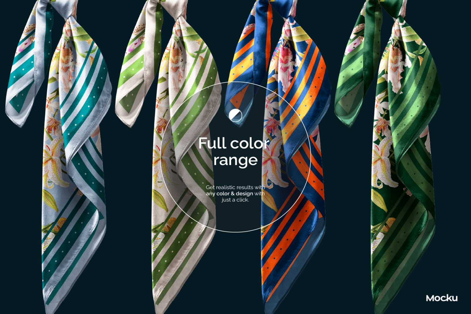 Silk Scarf Mockup Pack - Vol. 03 Silk Scarf Mockup Pack - Vol. 03
