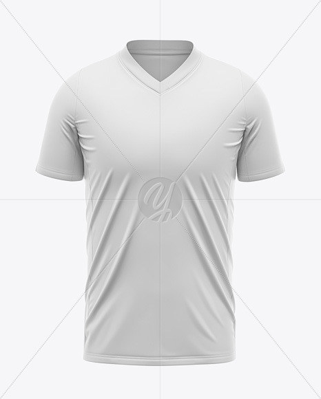 Men's V-Neck Jersey Mockup