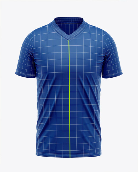 Men's V-Neck Jersey Mockup