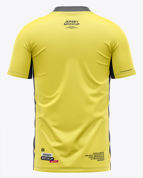 Men's V-Neck Jersey Mockup