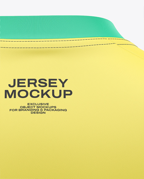 Men's V-Neck Jersey Mockup