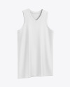 V-Neck Basketball Jersey Mockup
