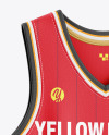 V-Neck Basketball Jersey Mockup
