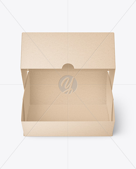 Kraft Paper Cake Box Mockup