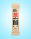 Kraft Stick Sachet Mockup