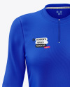 Women’s Long Sleeve Jersey with Zipper Mockup