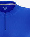 Women’s Long Sleeve Jersey with Zipper Mockup