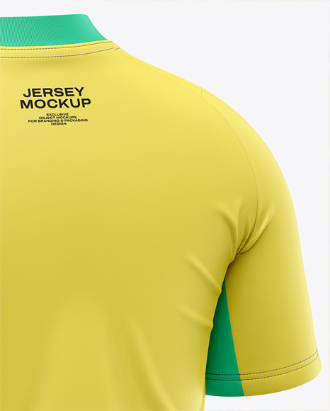 Men's V-Neck Jersey Mockup