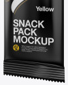 Matte Snack Pack Mockup - Half Side View