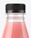 Strawberry Smoothie Bottle Mockup