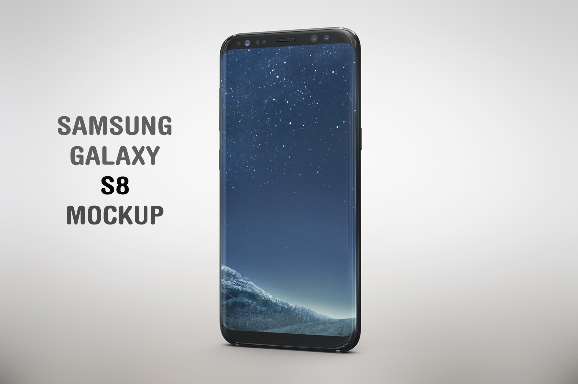 Samsung Galaxy S8 Mockups Samsung Galaxy S8 Mockups