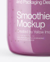 Blueberry Smoothie Bottle Mockup