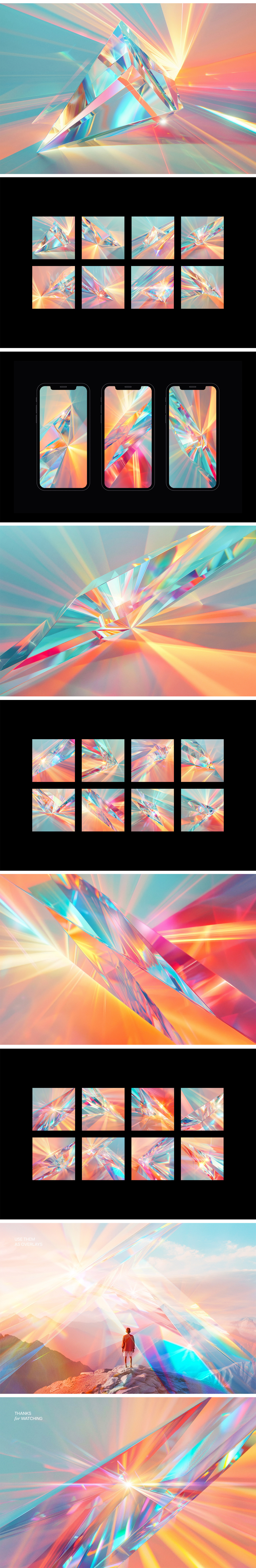 Prismatic Light Backgrounds