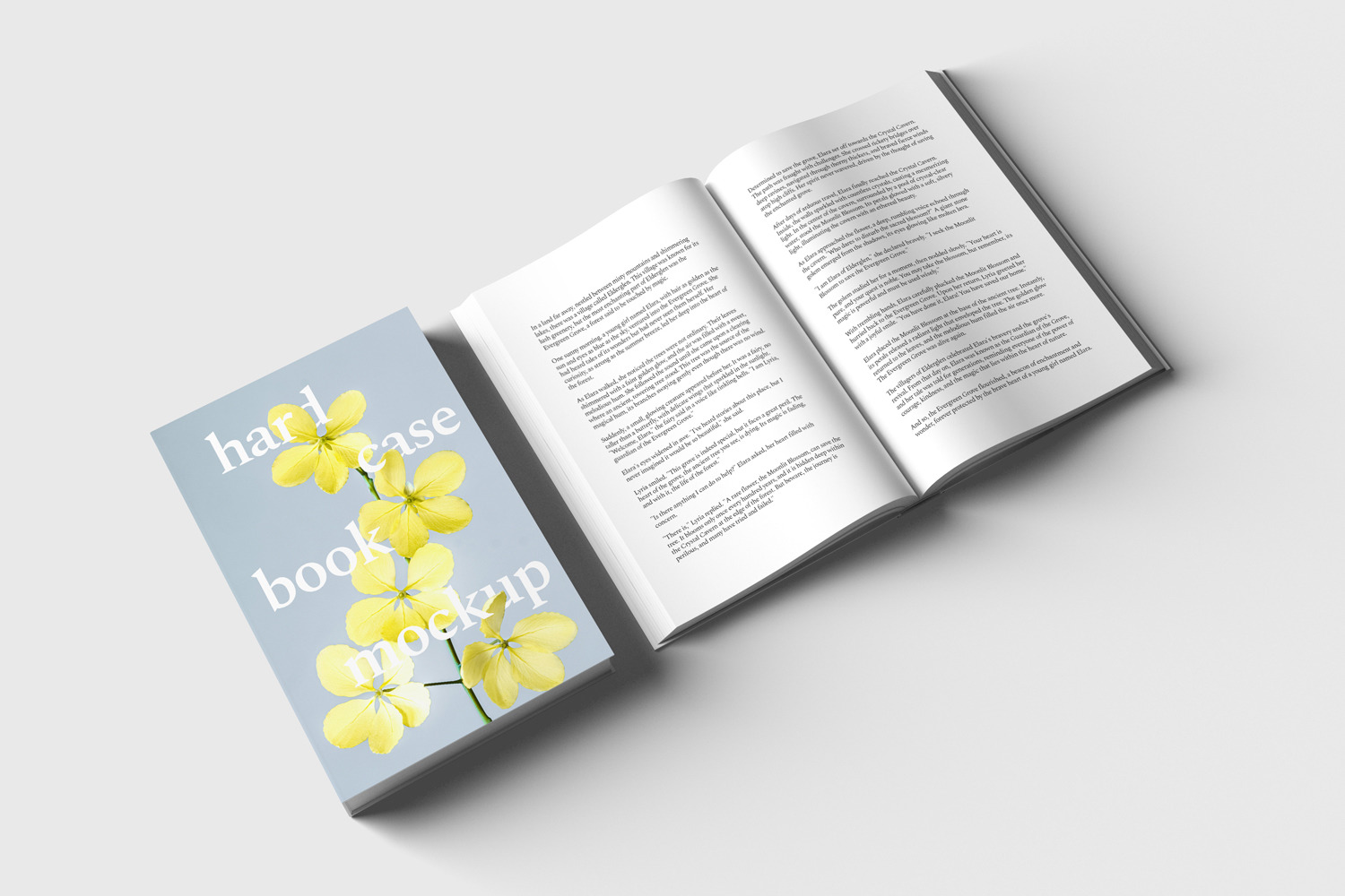Hard Cover Book Mockups Hard Cover Book Mockups