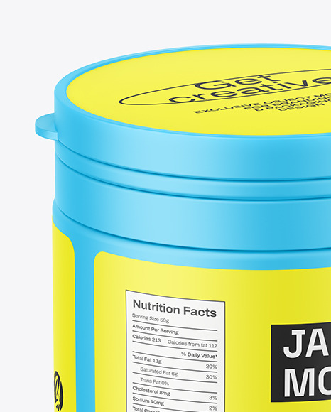 Matte Jar Mockup