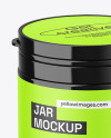 Glossy Jar Mockup