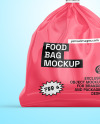 Glossy Food Bag Mockup