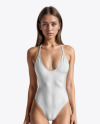 Young Woman Wearing a Swimsuit Mockup Young Woman Wearing a Swimsuit Mockup