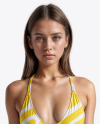 Young Woman Wearing a Swimsuit Mockup Young Woman Wearing a Swimsuit Mockup