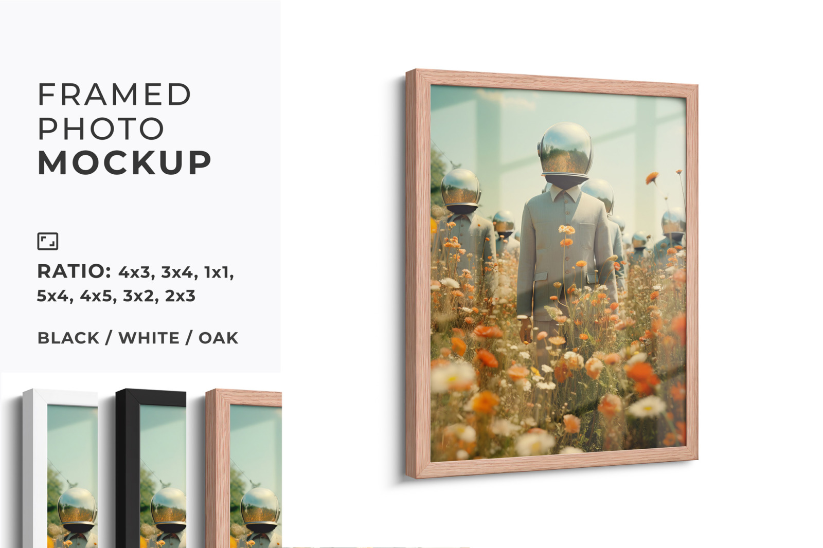 Framed Photo Mockups Bundle 01 Framed Photo Mockups Bundle 01