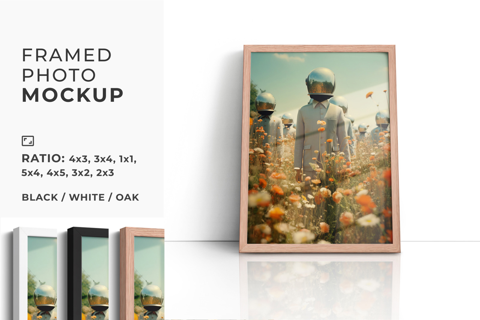 Framed Photo Mockups Bundle 01 Framed Photo Mockups Bundle 01